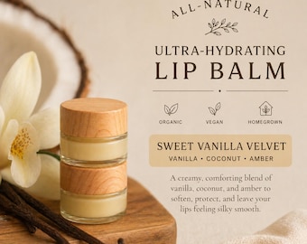All-Natural Ultra-Hydrating Lip Balm | Organic, Vegan & Handcrafted