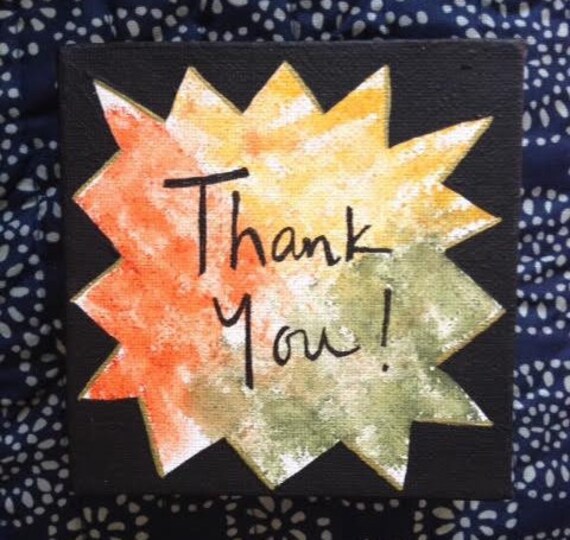 Items similar to The New Gold Star - Thank you on Etsy