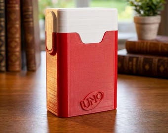 UNO Card Storage Box – 3D Printed Red & White Case