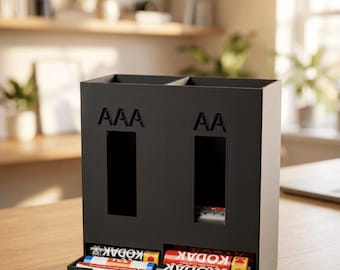 Battery Storage Box 3D Printed – AA and AAA