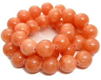 Coral Glass Imitation Jade Rondelle Donut Beads 10.5 Strand; 71 Glass Rondelle Beads 6MM Coral Imitation Jade Glass Rondelle Beads