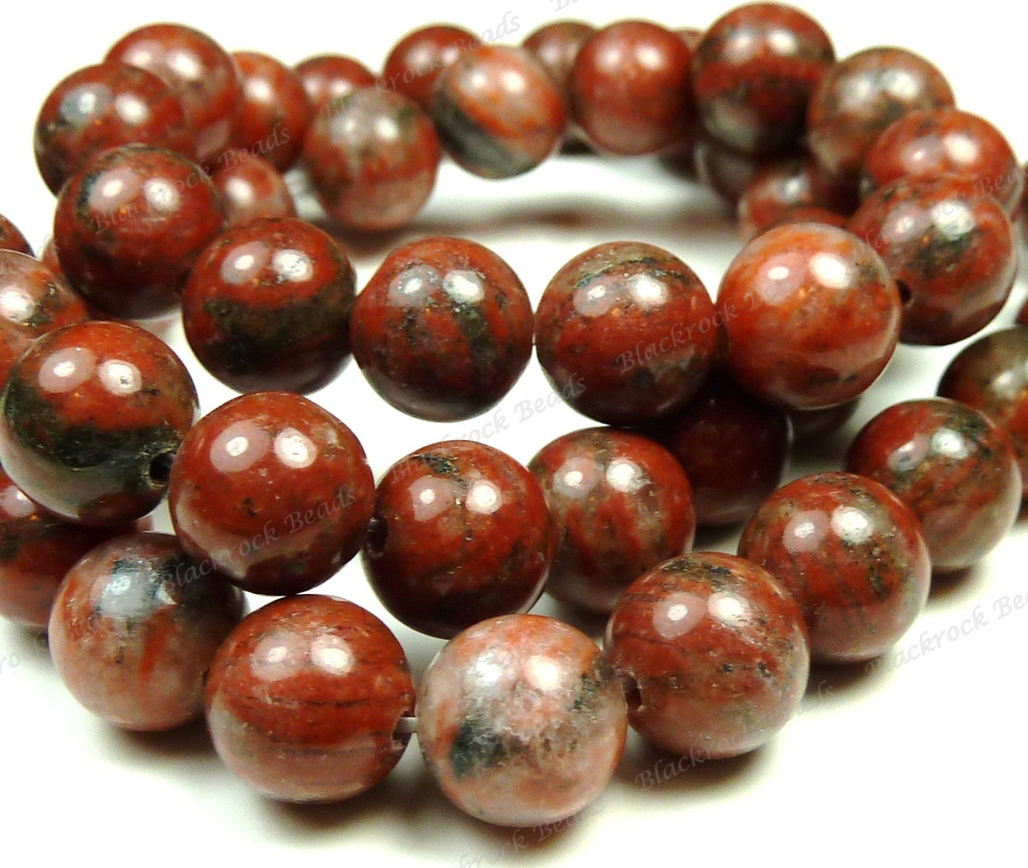 4mm Red Sesame Jasper Beads 15 Inch Strand Natural - Etsy