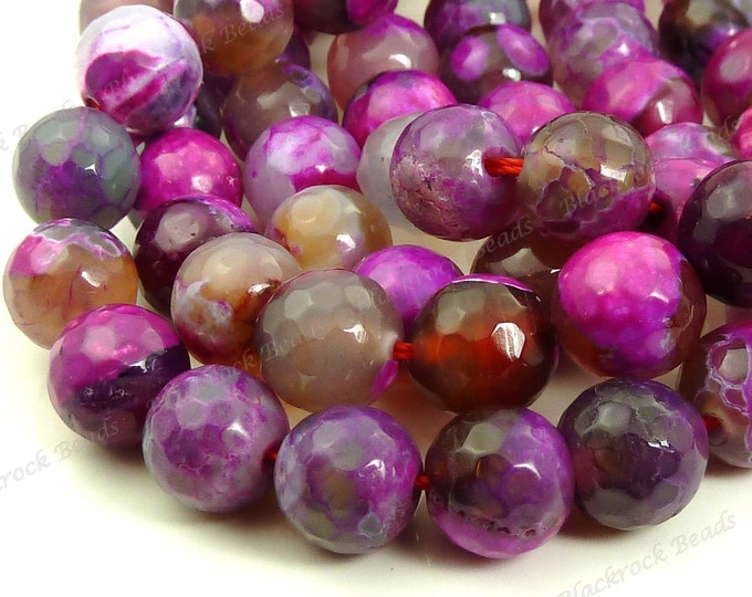 15 Pcs AAA Natural Yellow Dragon Veins Agate Round Loose Beads - 6/8/10mm Spacer Beads