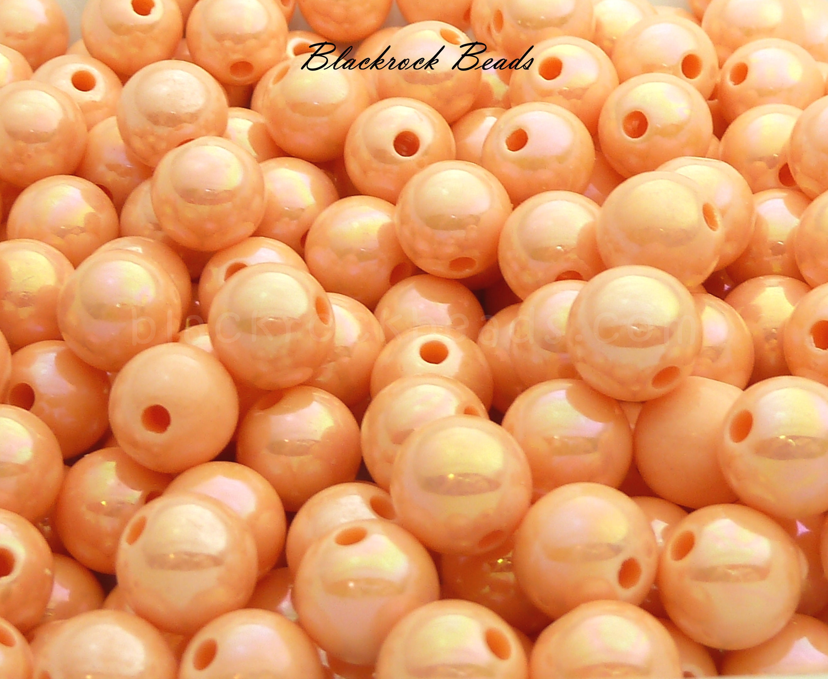 720pcs 24 Color 8mm Round Glass Beads Mixed Style Yellow Bracelet