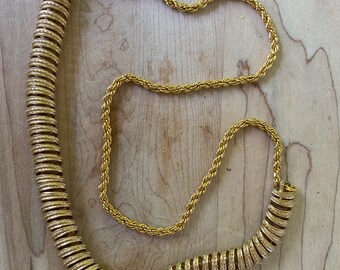 OOAK Goldtone Necklace