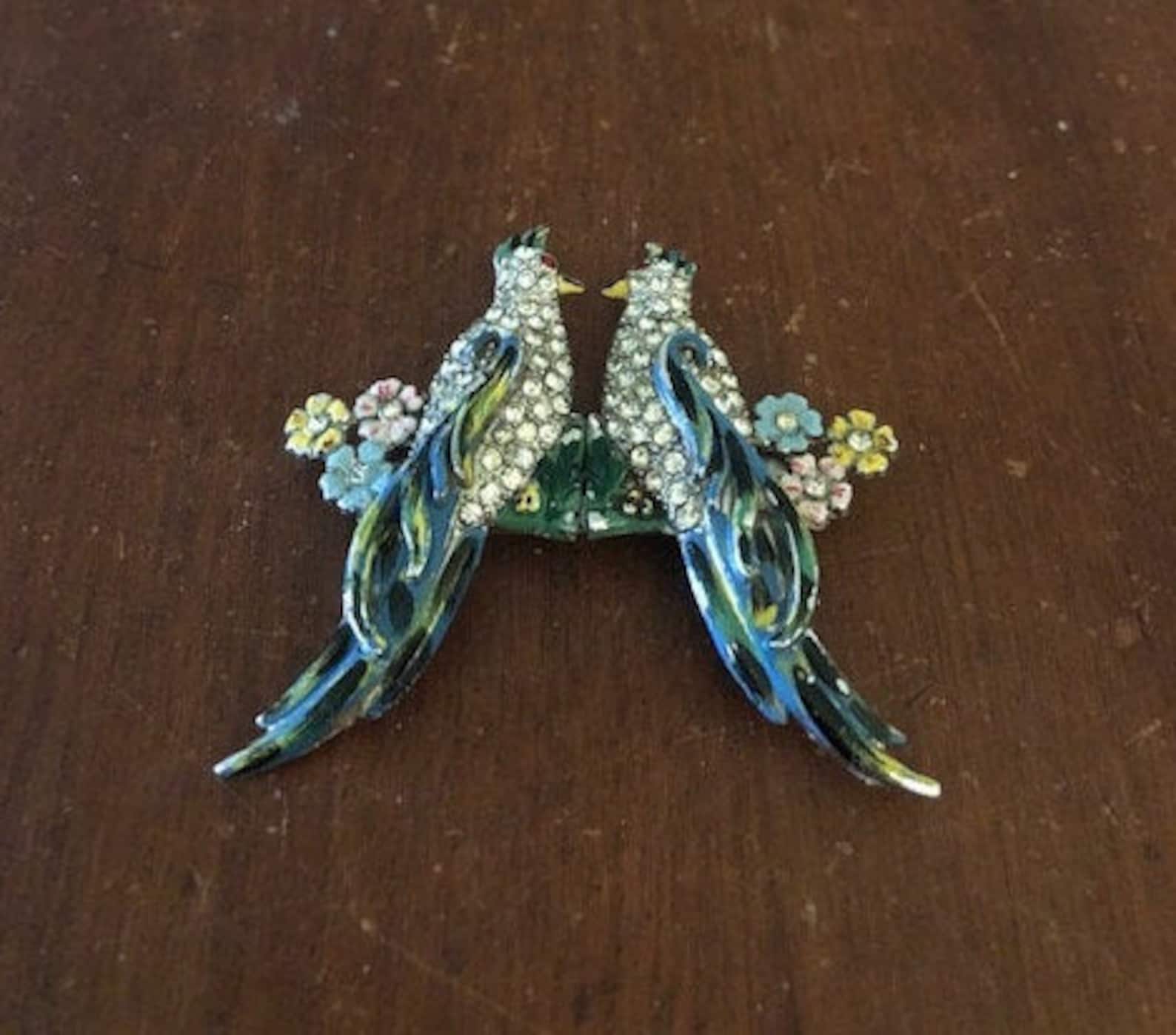 Vintage Coro Duette Brooch Etsy