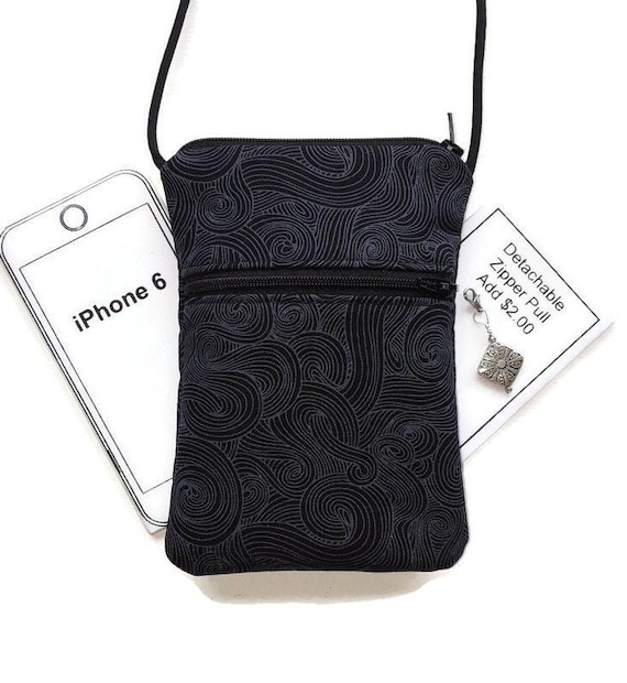 Cell Phone Purse Small Purse Crossbody Bag Cell Phone Crossbody Phone Purse Small Black Purse Touch Screen Upgrade Available Etsy Ireland