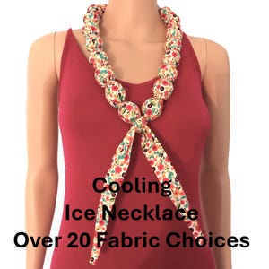 COOLING Ice Necklace for Heat Relief.  Personal Air Conditioner.