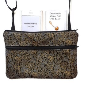 Small Purse for Plus Size Phones, Crossbody Purse, Made in the USA.