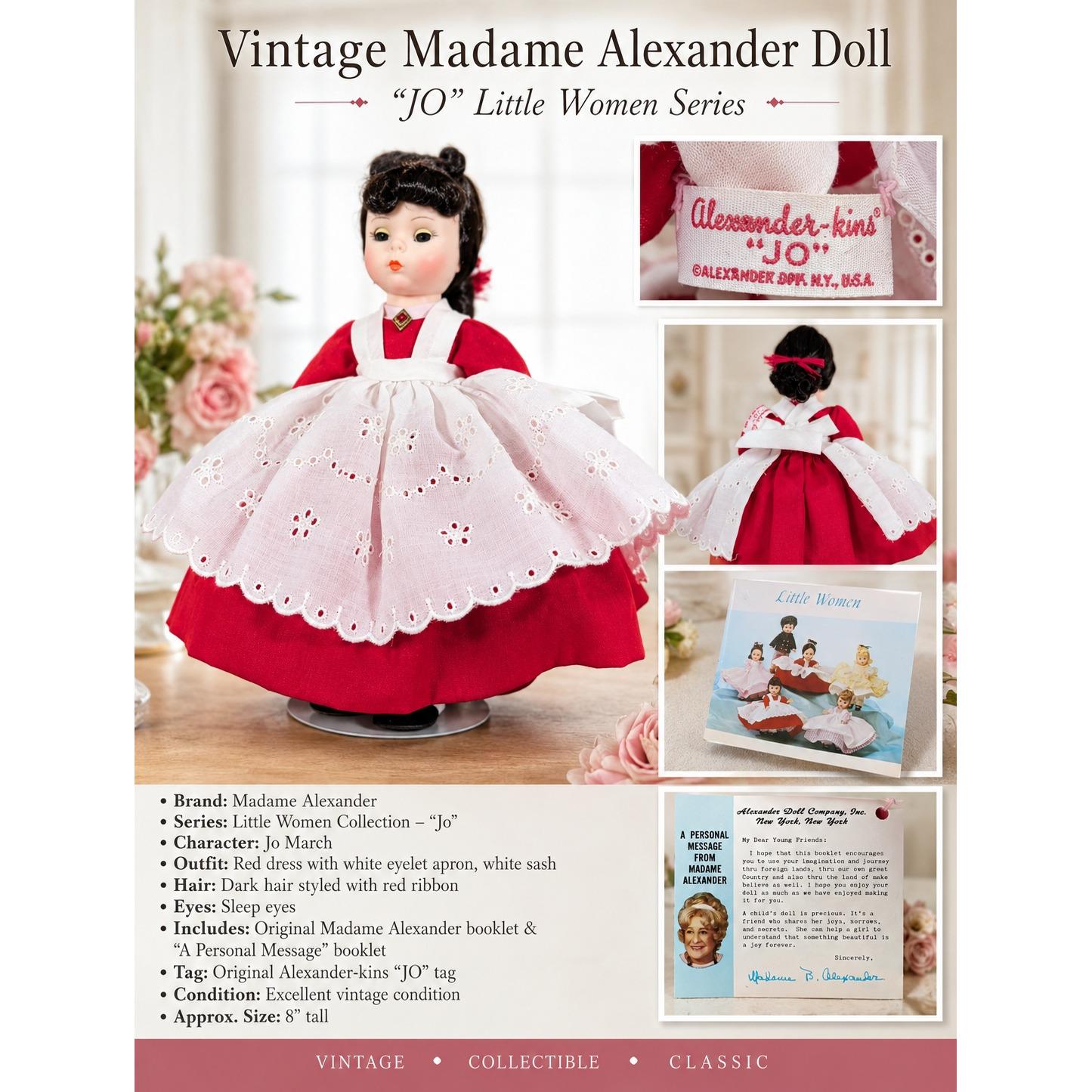 Madame Alexander Dolls Little Women Jo - Etsy