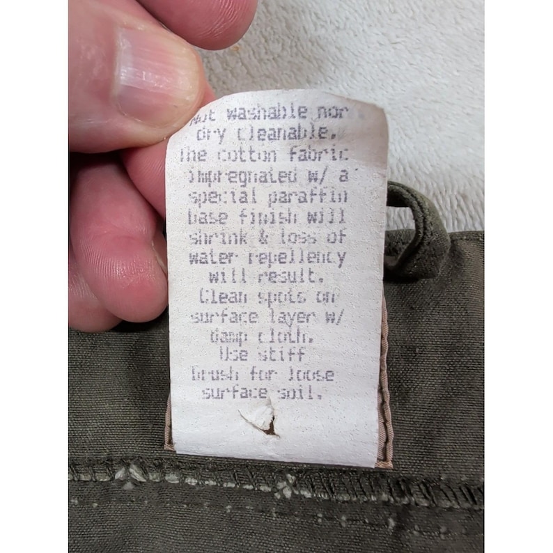 Filson Vintage Guide Vest Style 436 Olive Grün Gewachste Baumwolle Herren Größe SUP USA Bild 6