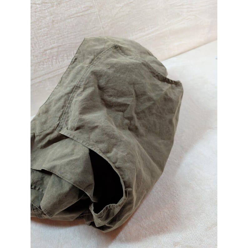 Filson Vintage Guide Vest Style 436 Olive Grün Gewachste Baumwolle Herren Größe SUP USA Bild 12