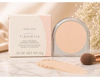 Mary Kay TimeWise Dual-Coverage Powder Foundation Ivory 200 .32 oz New in Box