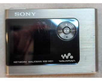 Sony Walkman NW-HD1 Silver (20 GB) Digital Media Player / Untested