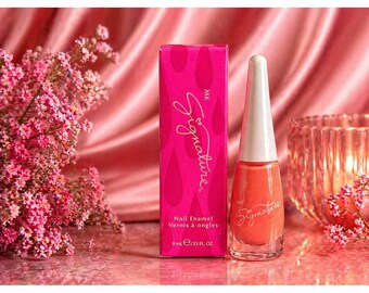 Smalto per unghie Mary Kay MK Signature color castagna 305700 CX26 0,33 fl oz, nuovo nella confezione.