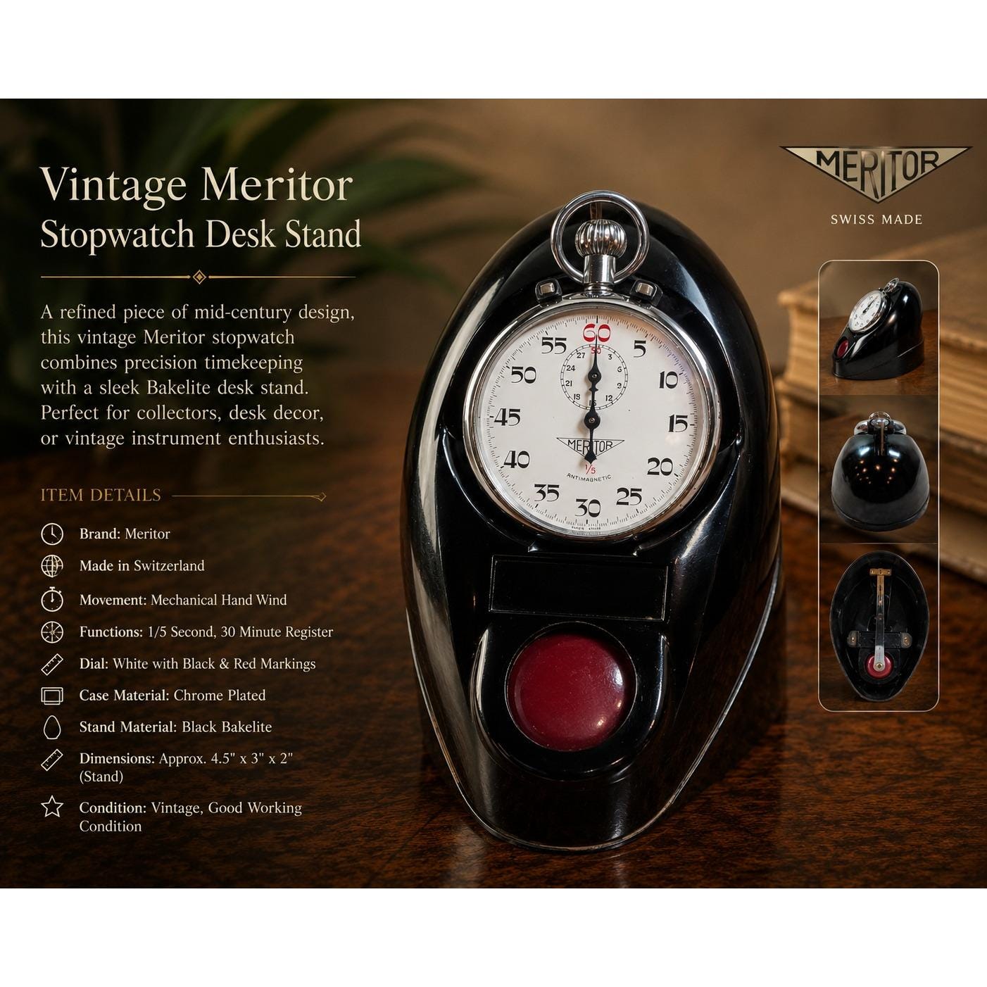 Vintage Stopwatch - Etsy
