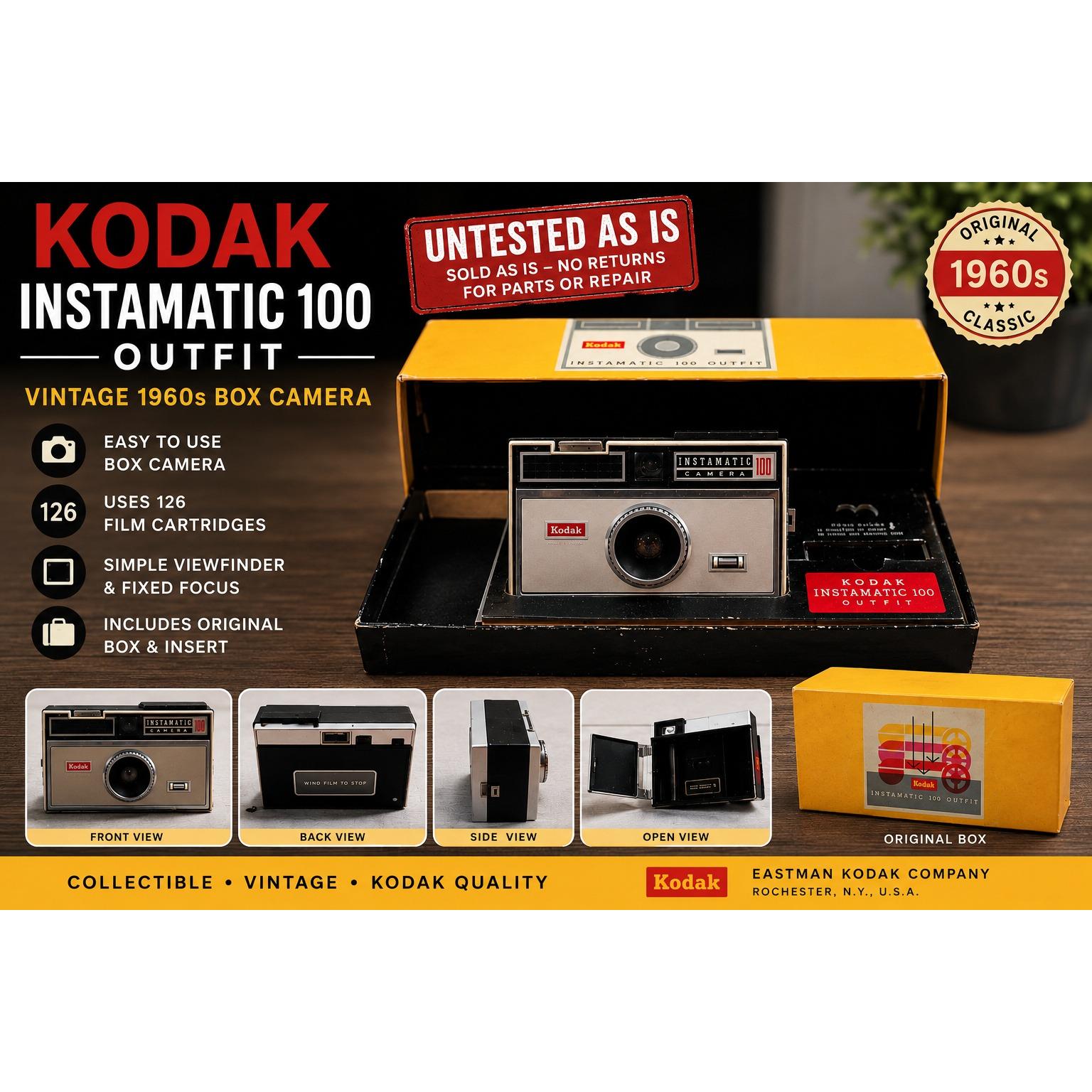 Kodak instamatic 100 - Etsy 日本