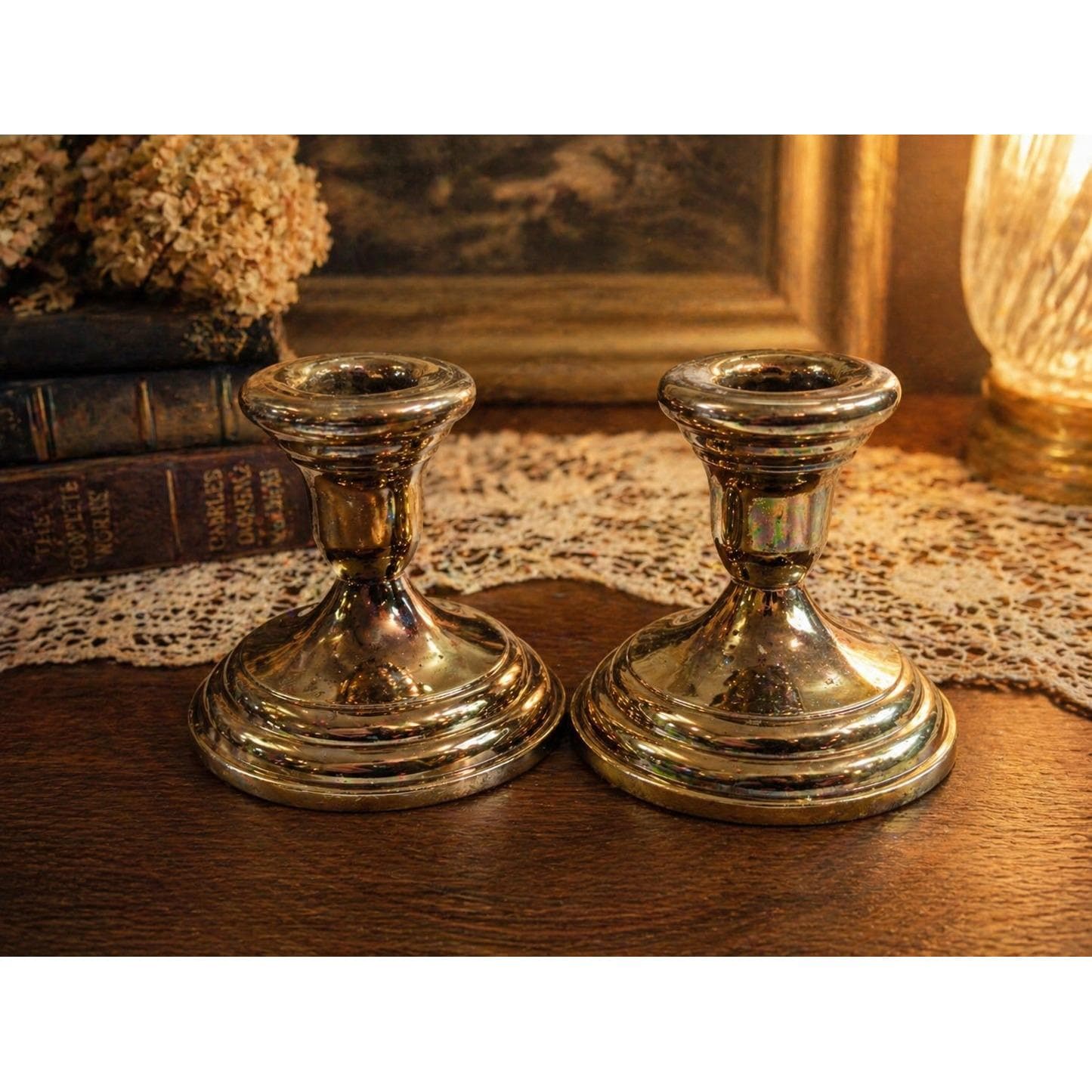 Rogers Silver Candlesticks - Etsy