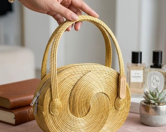 Golden Grass Bag Handmade, Brazilian Capim Dourado Purse from Jalapão, Eco Friendly Boho Bag, Luxury Artisan Straw Bag, Sustainable Gift