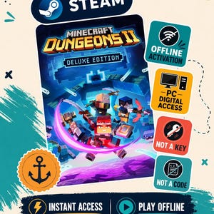 Minecraft Dungeons II Deluxe Edition - Online - Inte en kod - Xbox PC - Global