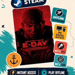 Gears of War: E-Day Premium Edition - Non è un codice - Steam PC - Globale - Nessun errore DENUVO