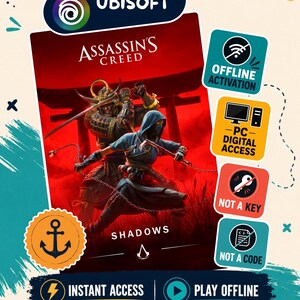 Assassin's Creed Shadows - NOT A CODE - Ubisoft PC - Global