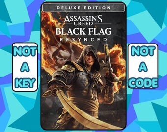 Assassin's C r e e d B l a c k F l a g R e s y n c e d Deluxe Edition - NOTE A CODE - Steam PC - Global