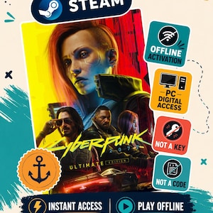 Cyberpunk 2077 Ultimate Edition - INTE EN KOD - Steam PC - Global