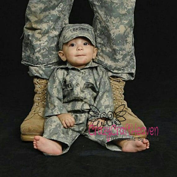 Uniforme Militar Bebe Nb 12m Uniforme Militar Conjunto Etsy