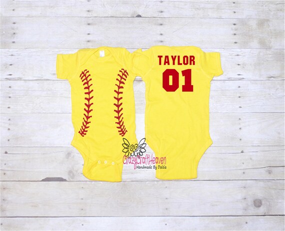 baby softball outfit