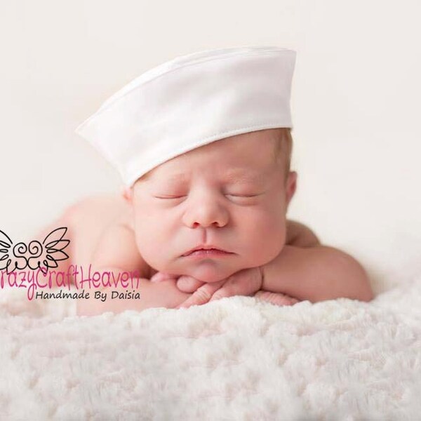 Gorra de marinero para bebés, Funda azul marino para bebés, Gorra para bebés marineros, Gorra militar para bebés, Copa Dixie, Copa BAby dixie,