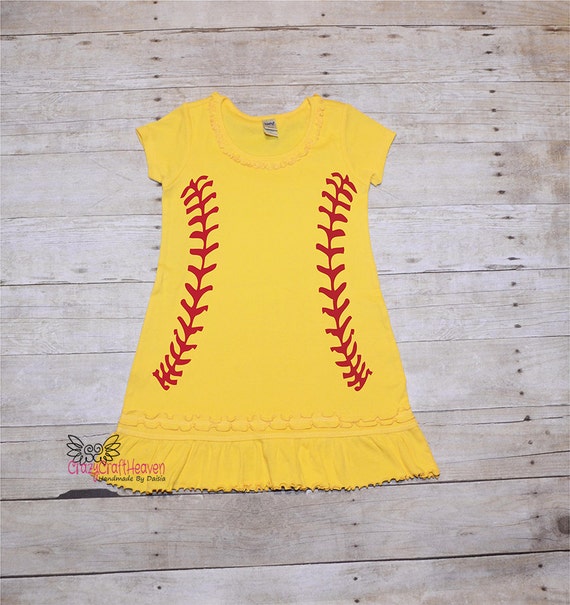Softball Dress Baby Softball Dress Toddler Softball dress Etsy