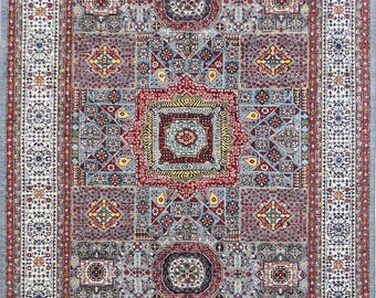 8,0x9,8 afghansk handgjord matta