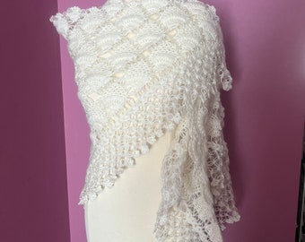 Handmade, Bridal shawl, wedding bolero, bridal cape, bridal wrap, bridal shrug, wedding shawl, wedding shawl scarf