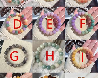 Natural Gradient Bodhi Seed Bracelet, Stress Relief Fidget Bracelet,Sensory Jewelry,Meditation Jewelry, Minimalist Zen Jewelry Gift