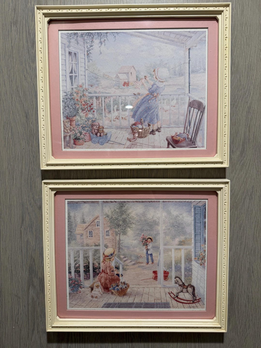 Laforet Art Prints in Homco Frames - Etsy