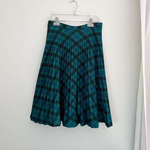 Plaid Circle Skirt - Etsy