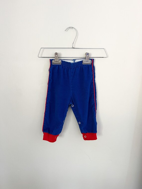 1990s Baby Clothes Blue, Striped, Baby Boy, Overall, … Gem