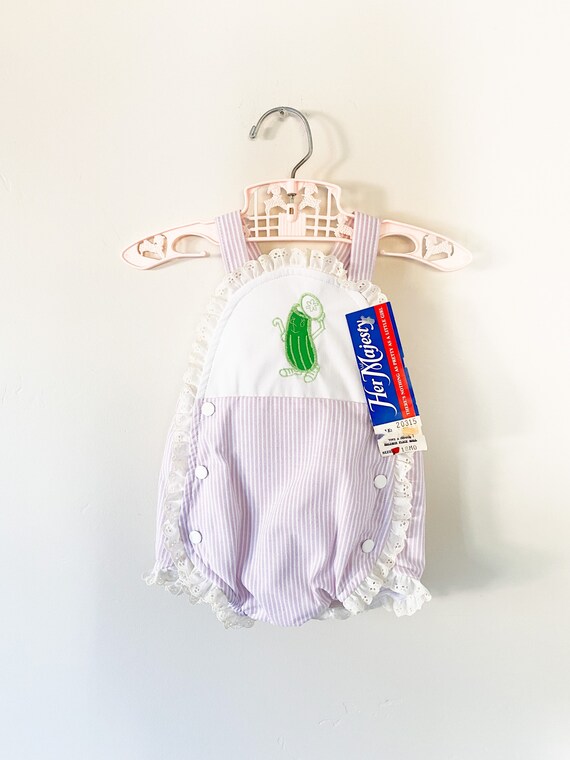 Vintage Romper Baby Sunsuit Deadstock