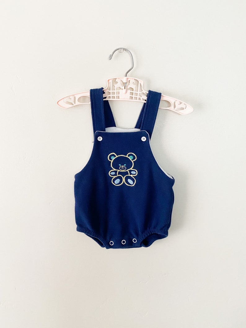 Baby Romper Vintage Sunsuit Summer Clothes Teddy Bear Buster Brown