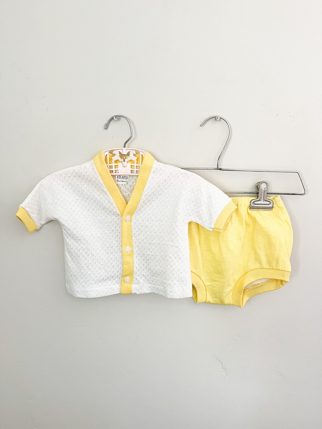 Vintage Baby Clothes Yellow Bloomers Summer Outfit 50s 60s Etsy
