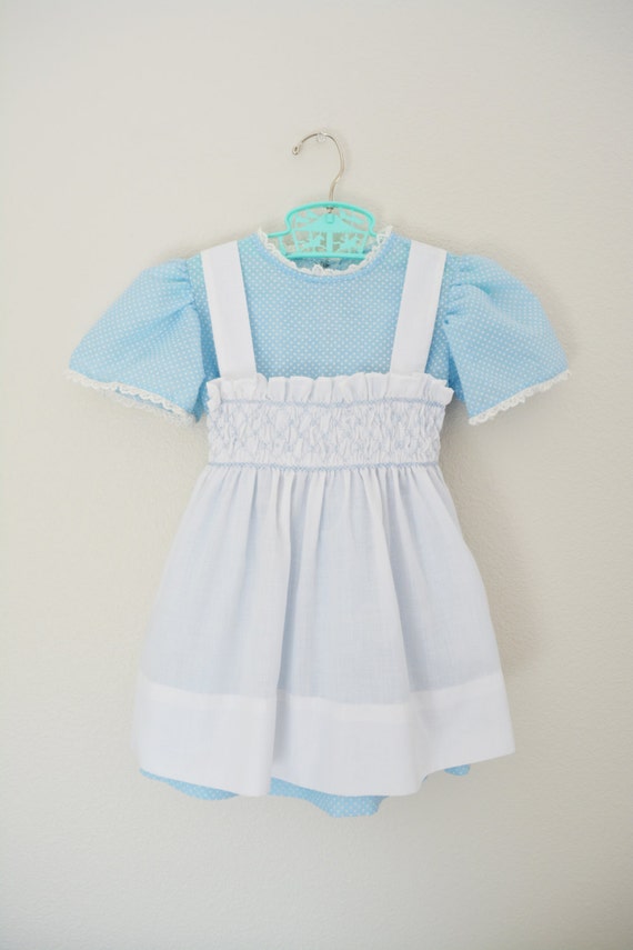 Vintage Dress 70s Pinafore