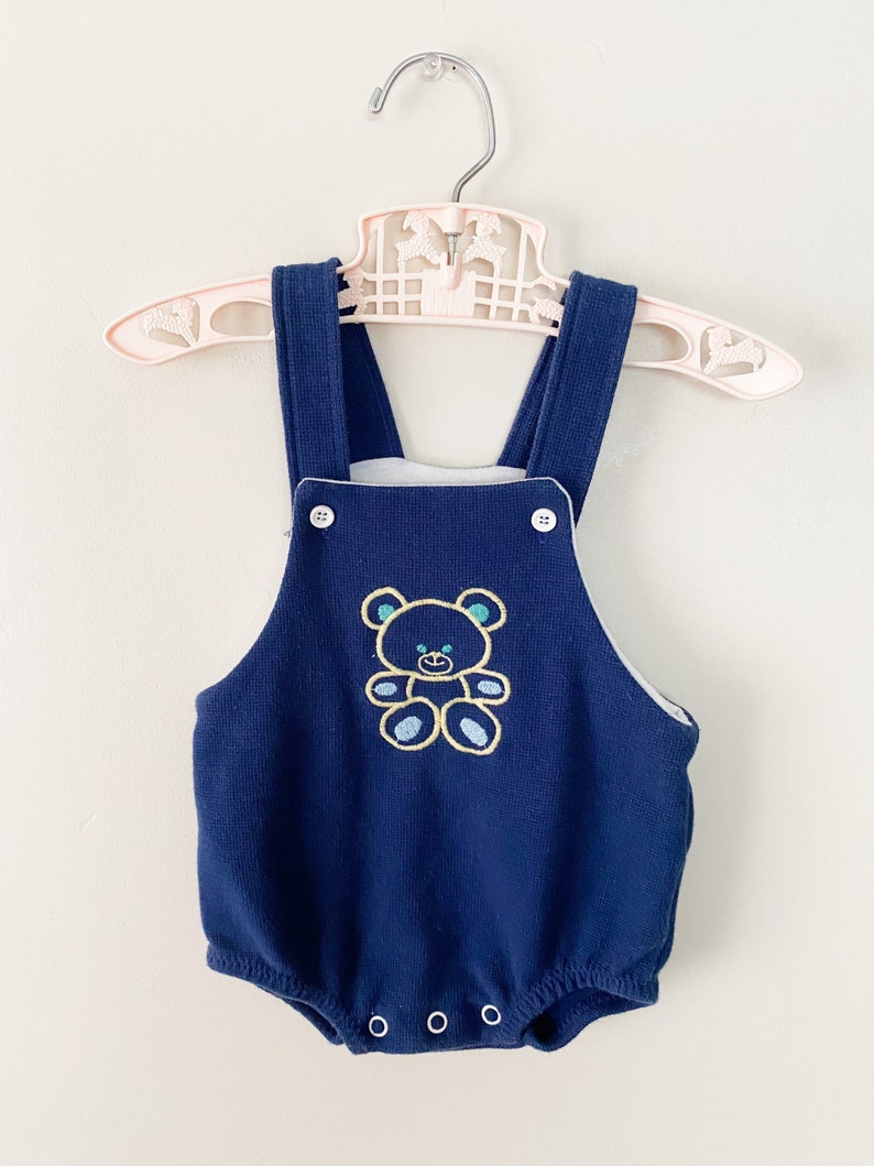 Baby Romper Vintage Sunsuit Summer Clothes Teddy Bear Buster Brown