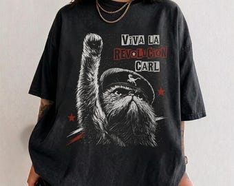 Comfort Colors Viva La Revolucion Carl Dungeon Crawler Carl Shirt Princess Donut Mongo T-shirt, Dungeon Crawler Carl Shirt