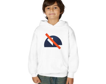 Kids Hoodie No Hard Hats Logo Youth Pullover Sweatshirt