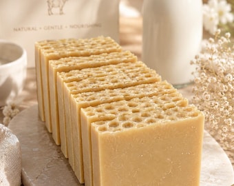 Goat Milk Honeycomb Soap | Natural Moisturizing Artisan Bar