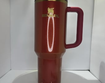 STANLEY The Scarlet Tinsel Quencher H2.0 Flowstate Tumbler 40 oz Limited Edition
