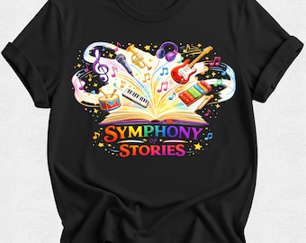 Book Week Tshirt: Symphony of Stories 2026 Book Parade Music Instruments. Inclusive School and Teacher Wear. Kindness. Adults and Kids. #5