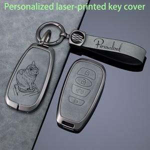 Funda de cuero grabada a medida para llavero de Subaru Ascent BRZ WRX STI Levorg Crosstrek