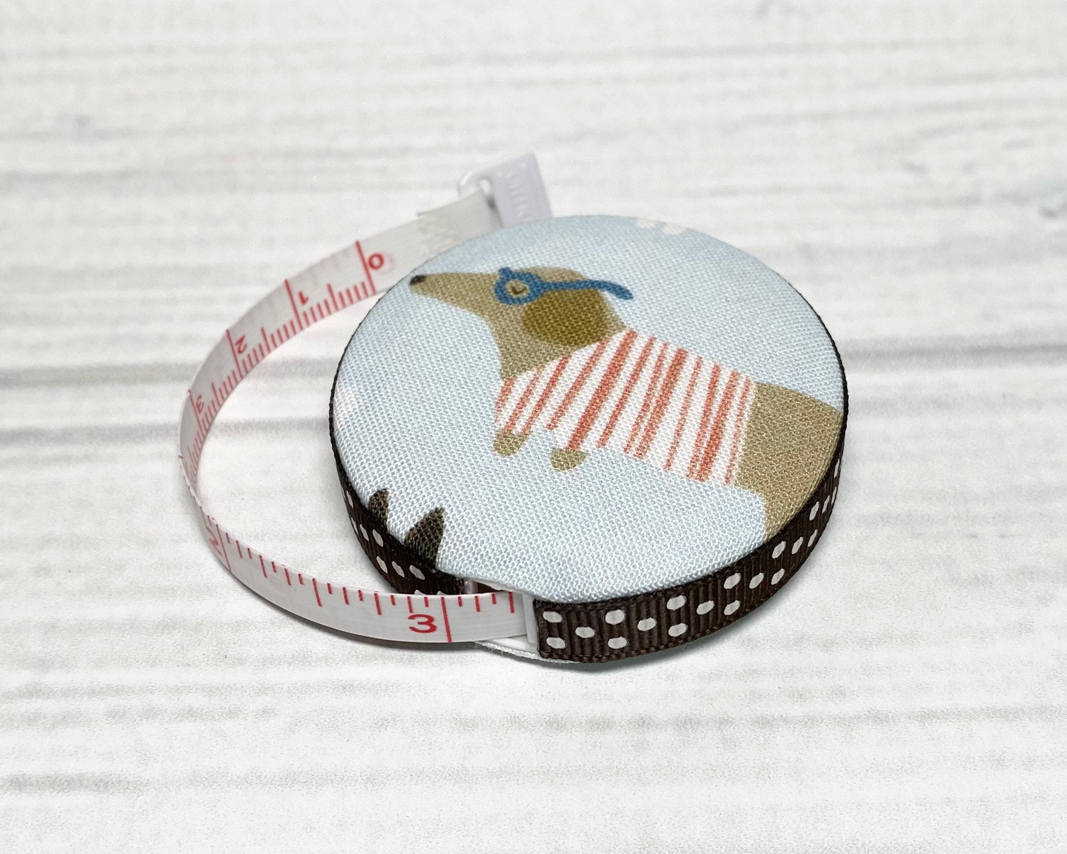 Smarty Dogs Fabric Covered Retractable Tape Measure 